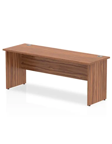 Dynamic Impulse 1800 x 600mm Straight Office Desk Walnut Top Panel End Leg MI001968