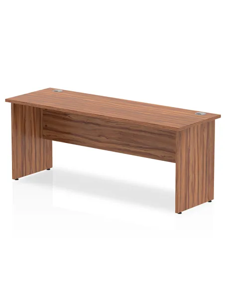Dynamic Impulse 1800 x 600mm Straight Office Desk Walnut Top Panel End Leg MI001968