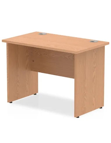 Dynamic Impulse 1000 x 600mm Straight Office Desk Oak Top Panel End Leg MI002697