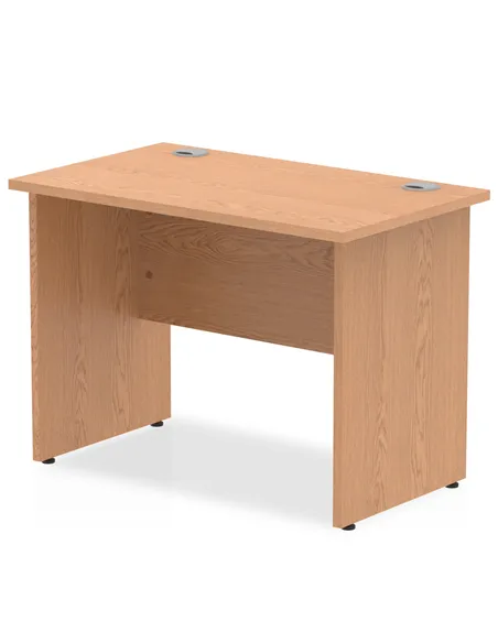 Dynamic Impulse 1000 x 600mm Straight Office Desk Oak Top Panel End Leg MI002697