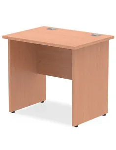 Dynamic Impulse 800 x 600mm Straight Office Desk Beech Top Panel End Leg MI002886