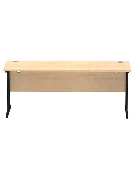 Dynamic Impulse 1800 x 600mm Straight Office Desk Maple Top Black Cantilever Leg MI003250