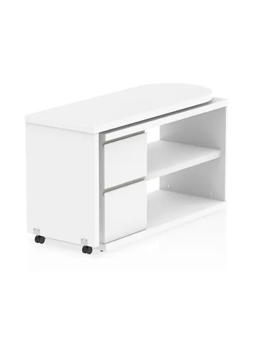 Dynamic Fleur Smart Storage Office Desk White HO00101