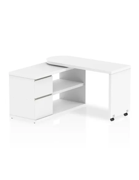Dynamic Fleur Smart Storage Office Desk White HO00101