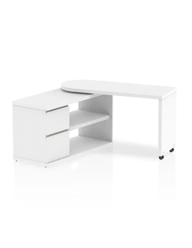 Dynamic Fleur Smart Storage Office Desk White HO00101