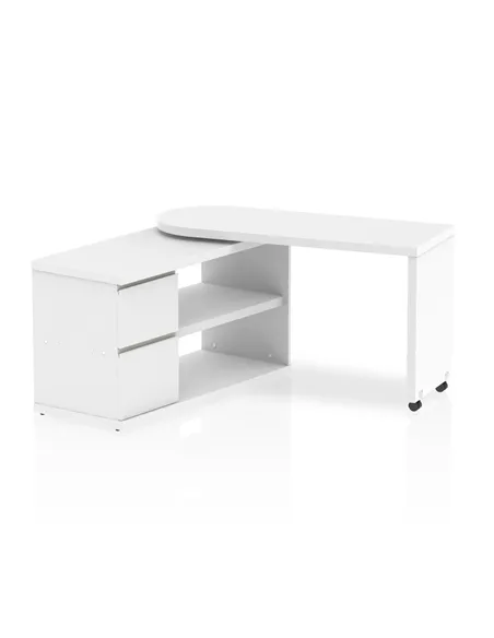 Dynamic Fleur Smart Storage Office Desk White HO00101
