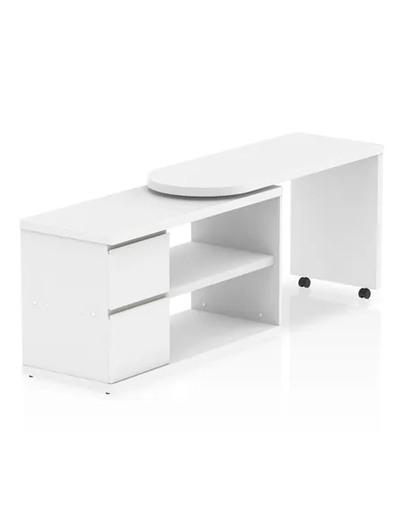 Dynamic Fleur Smart Storage Office Desk White HO00101