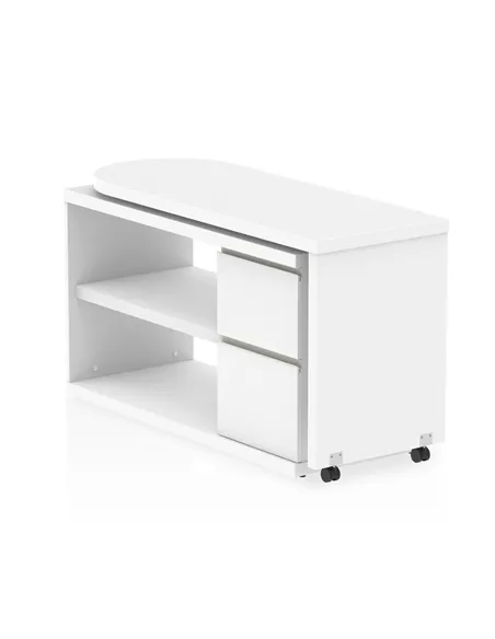 Dynamic Fleur Smart Storage Office Desk White HO00101