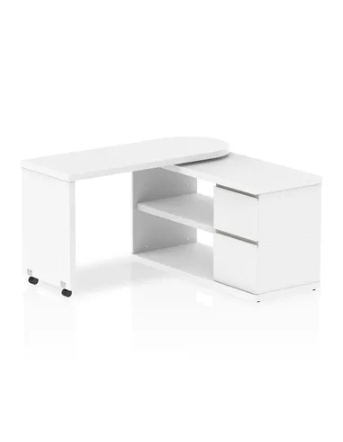 Dynamic Fleur Smart Storage Office Desk White HO00101