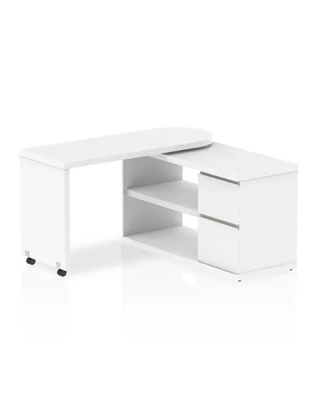 Dynamic Fleur Smart Storage Office Desk White HO00101