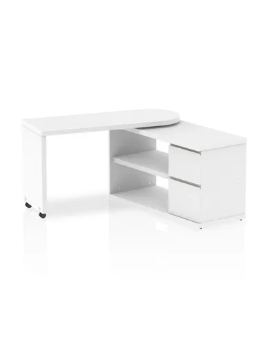 Dynamic Fleur Smart Storage Office Desk White HO00101