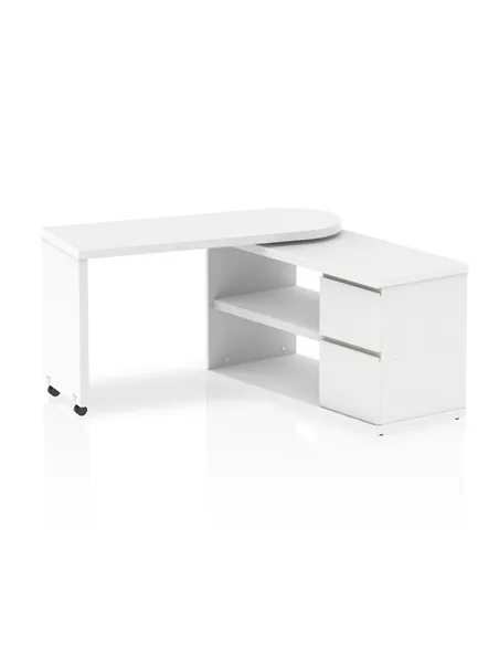 Dynamic Fleur Smart Storage Office Desk White HO00101