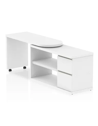Dynamic Fleur Smart Storage Office Desk White HO00101