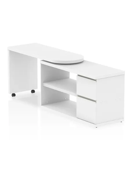 Dynamic Fleur Smart Storage Office Desk White HO00101