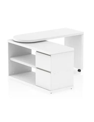 Dynamic Fleur Smart Storage Office Desk White HO00101
