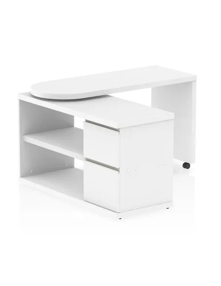 Dynamic Fleur Smart Storage Office Desk White HO00101