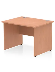 Dynamic Impulse 1000 x 800mm Straight Office Desk Beech Top Panel End Leg MI000370