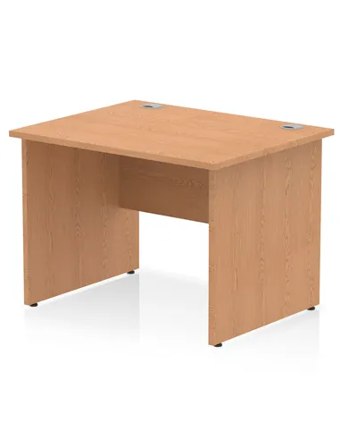Dynamic Impulse 1000 x 800mm Straight Office Desk Oak Top Panel End Leg MI000827