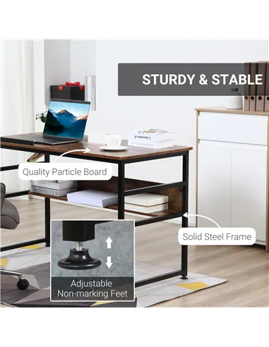 HOMCOM Adjustable Drafting Table Art Desk Drawing Table, Craft Desk Workstation for Painting, Multifunctional Writing Desk w/ 15