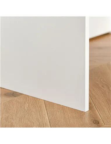 HOMCOM 80cm Compact Computer Desk with Keyboard Tray, Home Office Desk with Drawer for Bedroom Study, White