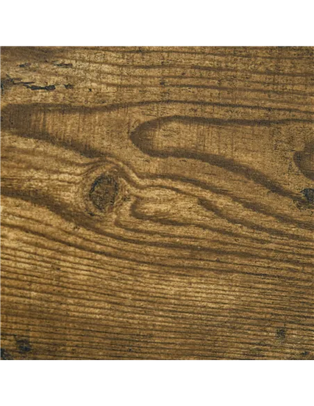 HOMCOM Industrial Computer Desk with Monitor Stand, 70 x 60cm Compact Desk for Small Spaces, Home Office Desk, Rustic Brown