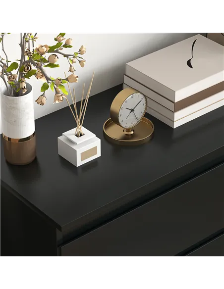 HOMCOM Chest of Three Drawers - Black