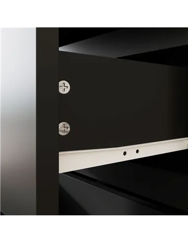 HOMCOM Chest of Drawers, 4-Drawer Storage Cabinets, Modern Dresser, Storage Drawer Unit for Bedroom