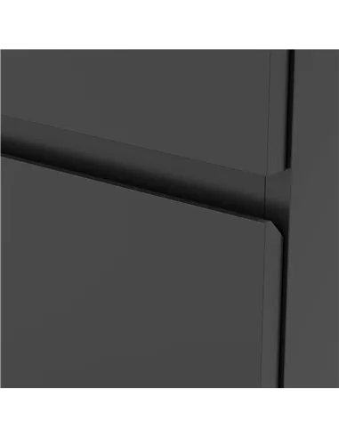 HOMCOM Chest of Drawers, 4-Drawer Storage Cabinets, Modern Dresser, Storage Drawer Unit for Bedroom