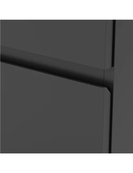 HOMCOM Chest of Drawers, 4-Drawer Storage Cabinets, Modern Dresser, Storage Drawer Unit for Bedroom