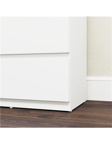 HOMCOM Chest of Drawers, 5-Drawer Storage Cabinets, Modern Dresser, Storage Drawer Unit for Bedroom