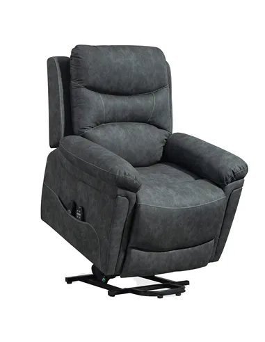 HOMCOM Power Lift Recliner Chair with Vibration Massage, Heat, USB - Grey