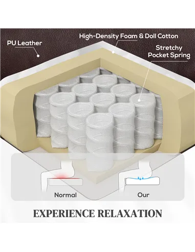 HOMCOM Power Lift Recliner Chair with Vibration Massage, Heat, USB - Brown