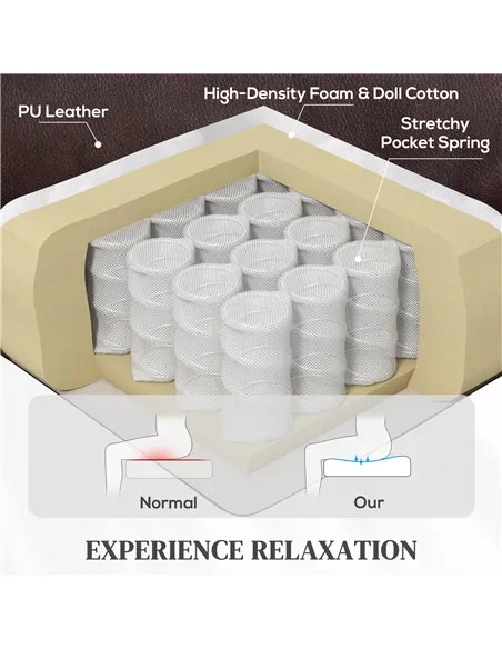 HOMCOM Power Lift Recliner Chair with Vibration Massage, Heat, USB - Brown