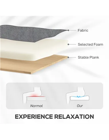 HOMCOM Power Lift Recliner Armchair, Electric Lift Chair for Elderly, Fabric Riser and Reclining Chair with Remote Control, Side