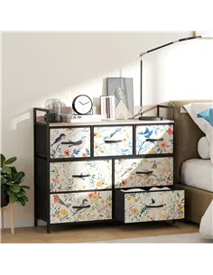 HOMCOM 7-Drawer Chest of Drawers - White 2