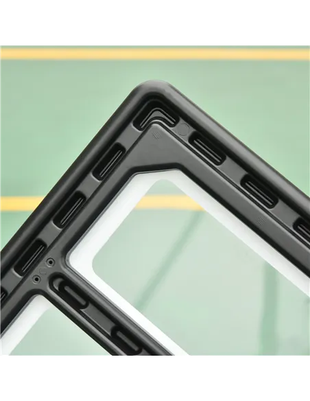 HOMCOM Portable 10ft Basketball Backboard Hoop Set Professional Outdoor Freestanding Basketball Stand with Wheels for Adults and