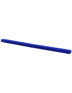 HOMCOM 2.1M 7FT Gymnastics Folding Balance Beam Home Gym Training Exercise Sports - Blue