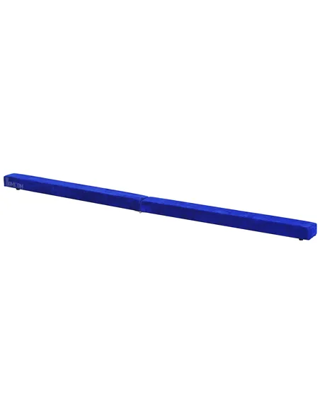 HOMCOM 2.1M 7FT Gymnastics Folding Balance Beam Home Gym Training Exercise Sports - Blue