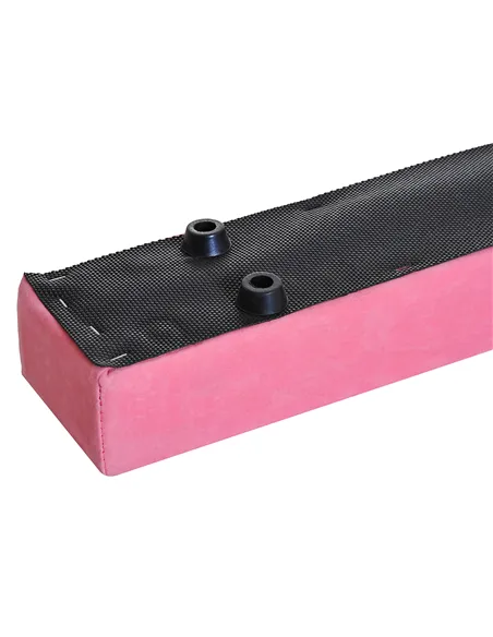 HOMCOM 2.1M 7FT Gymnastics Folding Balance Beam Home Gym Training Exercise Sports - Pink