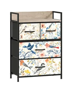 HOMCOM 4-Drawer Chest of Drawers - White