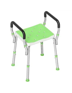 HOMCOM 57-69cm Aluminium Frame Bath Seat