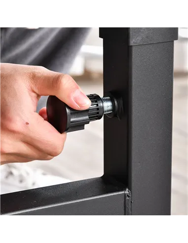 HOMCOM Weight Bench with Adjustable Barbell Rack, Leg Extension, Preacher Curl Pad and 20kg Barbell Set