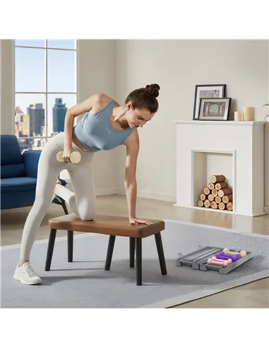 HOMCOM 6Kg Dumbbell Set, Fitness Weight Set for Men and Women, Home Gym Workout, Pink, Purple, Brown