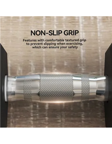 HOMCOM 2x17.5KG Rubber Hex Dumbbell Portable Hand Weights Dumbbell Home Gym