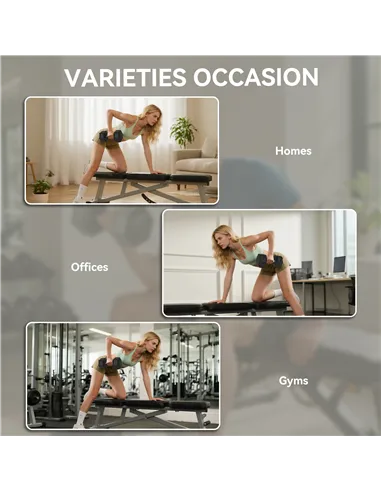 HOMCOM 2x17.5KG Rubber Hex Dumbbell Portable Hand Weights Dumbbell Home Gym