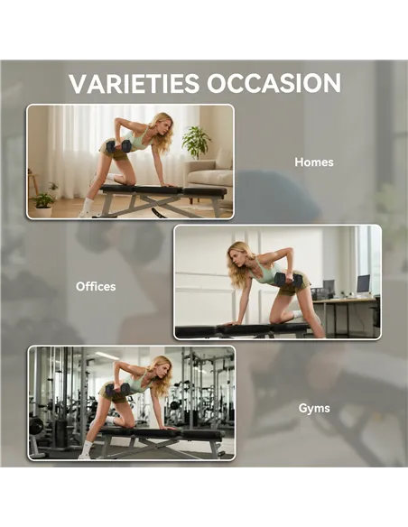 HOMCOM 2x17.5KG Rubber Hex Dumbbell Portable Hand Weights Dumbbell Home Gym