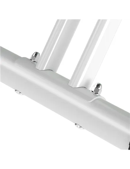 HOMCOM Folding Exercise Bike, Fitness Bicycle Indoor Trainer, 8-Level Magnetic Resistance Adjustable, with LCD Monitor, Pulse Se