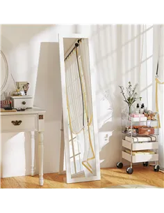 HOMCOM 37 x 157 cm Full Length Mirror - White 2