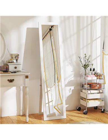 HOMCOM 37 x 157 cm Full Length Mirror - White