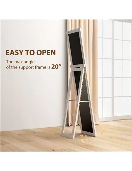 HOMCOM 37 x 157 cm Full Length Mirror - White